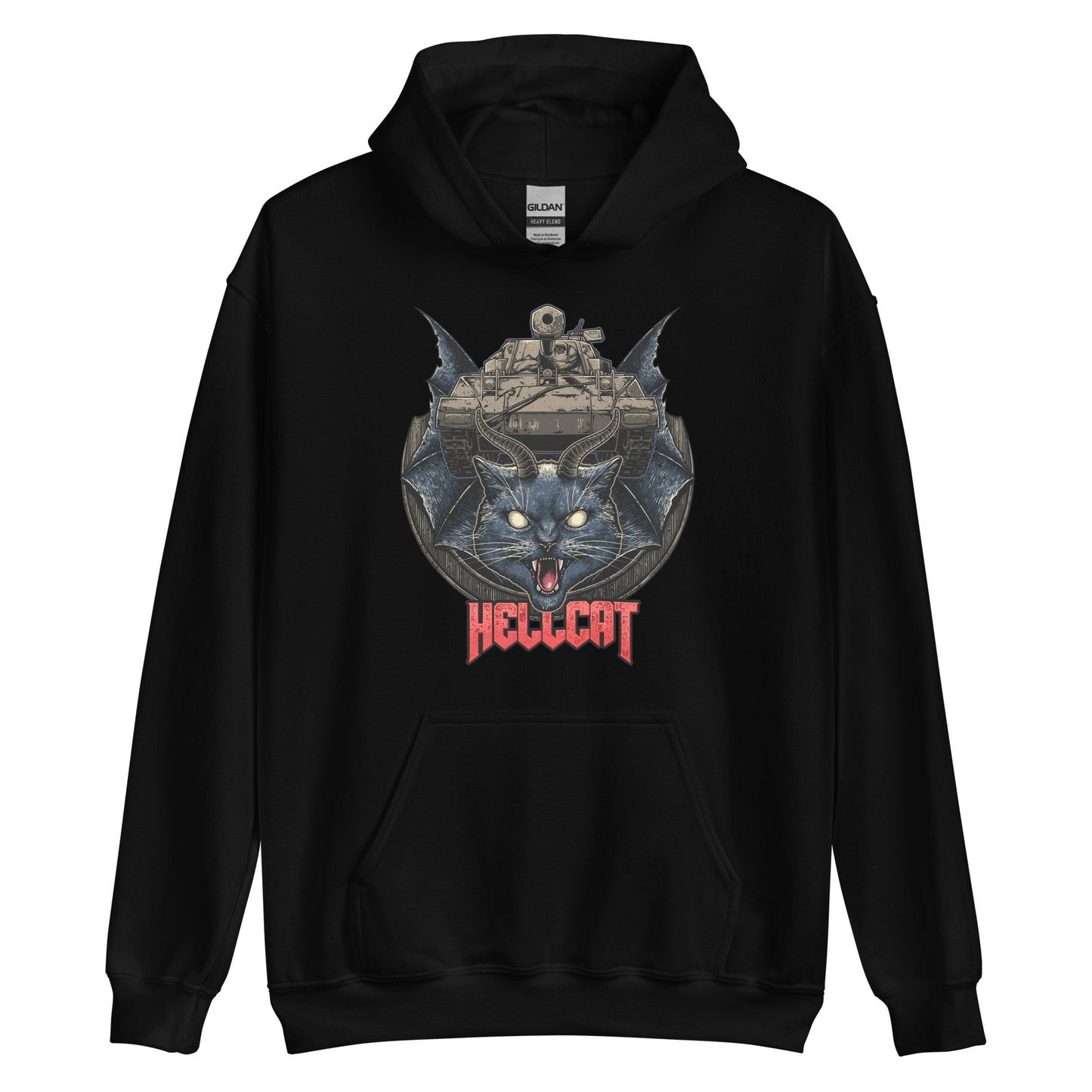 Hellcat Kitty Tank Unisex Hoodie