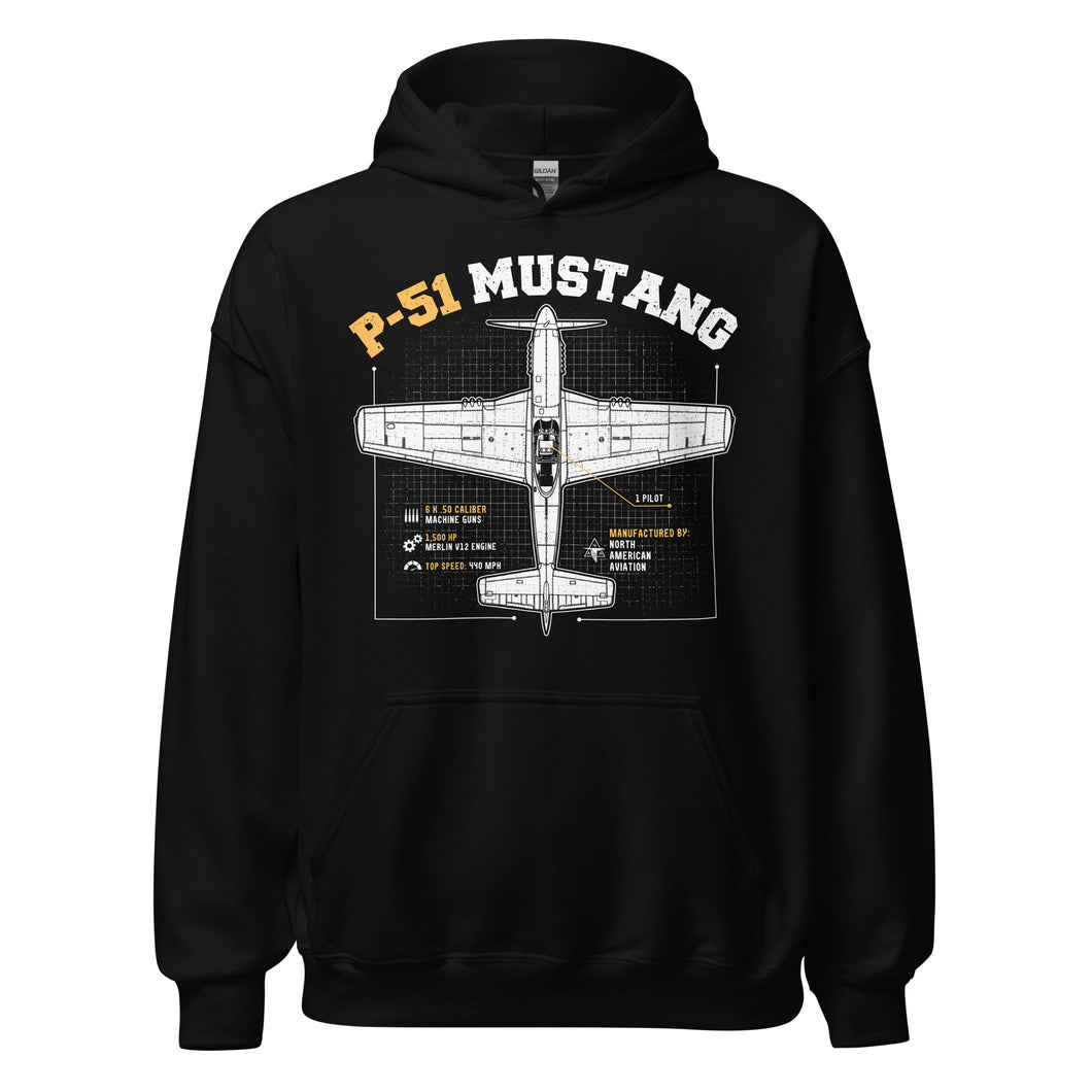 P-51 Mustang Unisex Hoodie