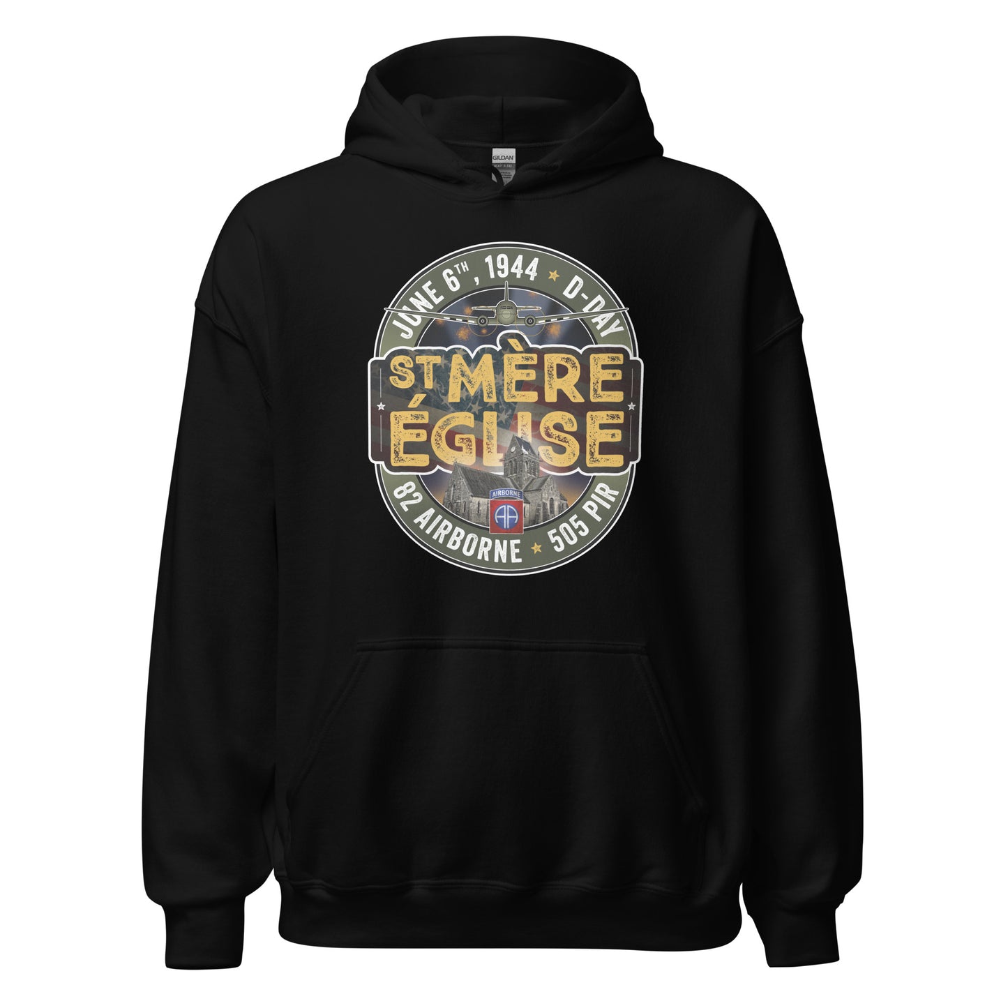Sainte-Mère-Eglise D-Day Unisex Hoodie