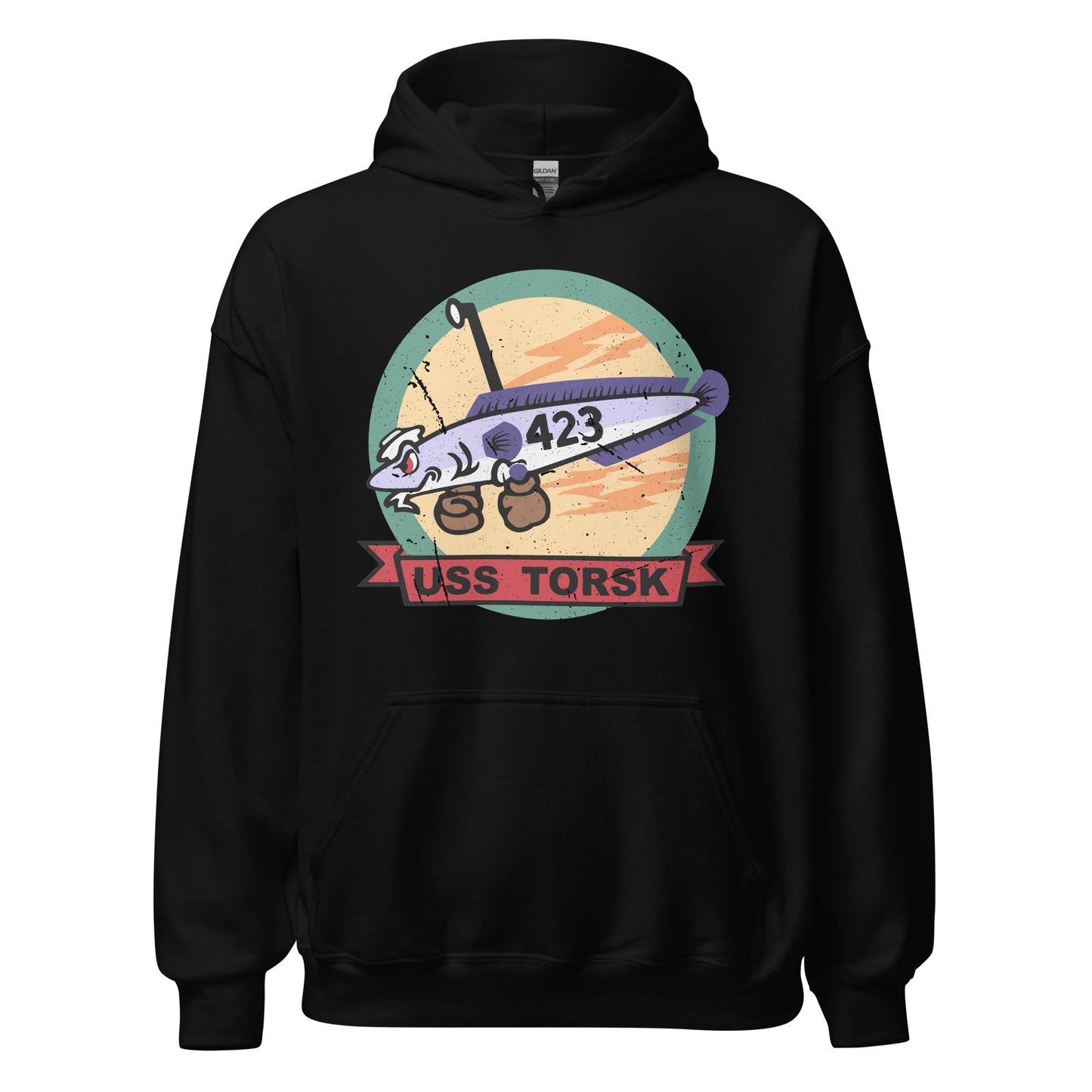 USS Torsk Emblem Unisex Hoodie