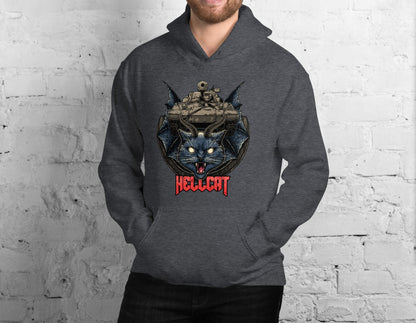 Hellcat Kitty Tank Unisex Hoodie
