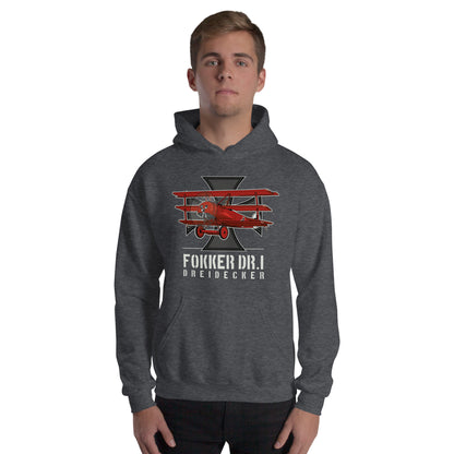 Fokker Dr.I Aircraft Unisex Hoodie