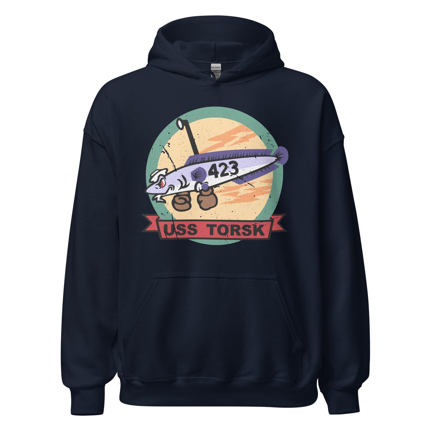 USS Torsk Emblem Unisex Hoodie