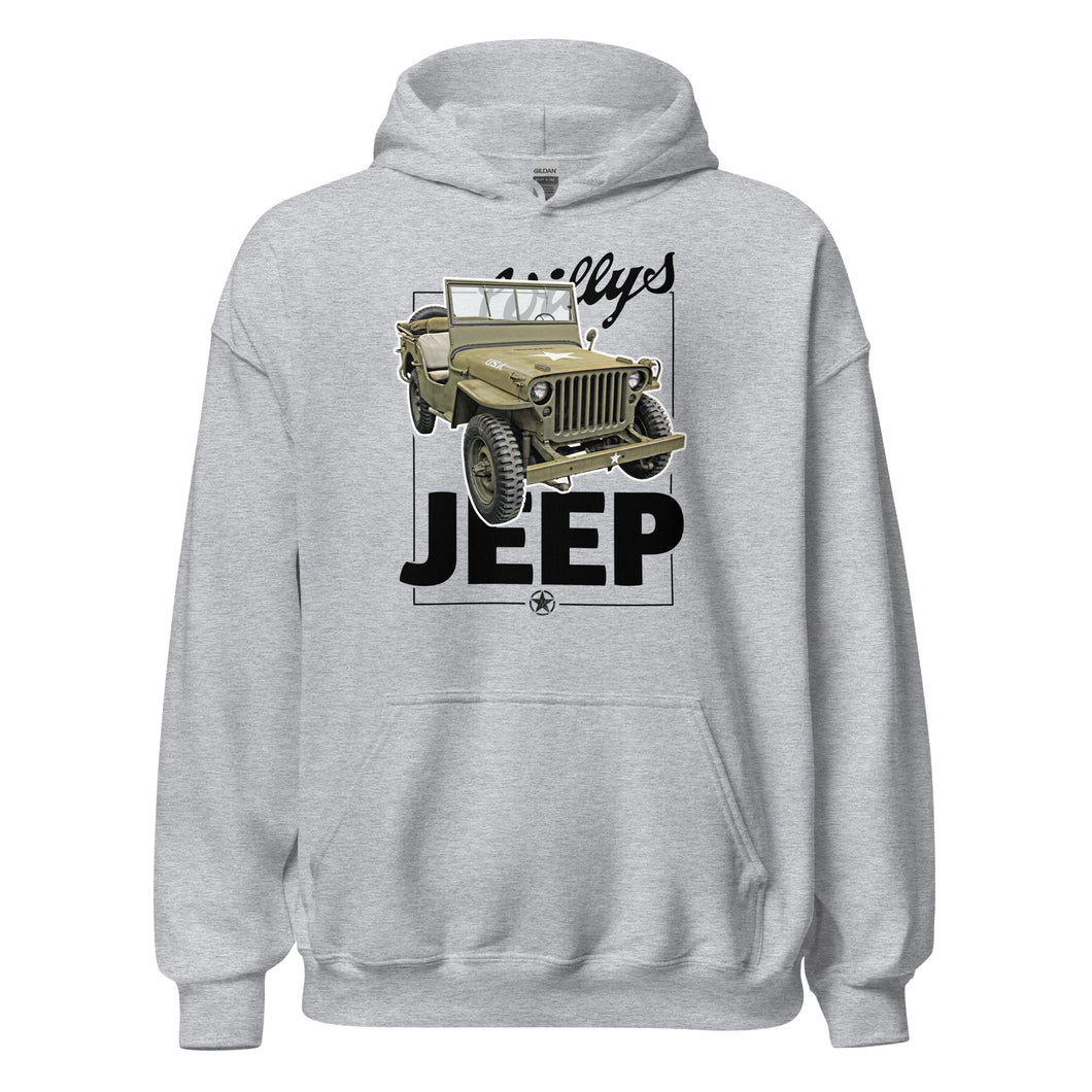 Willys Jeep Unisex Hoodie