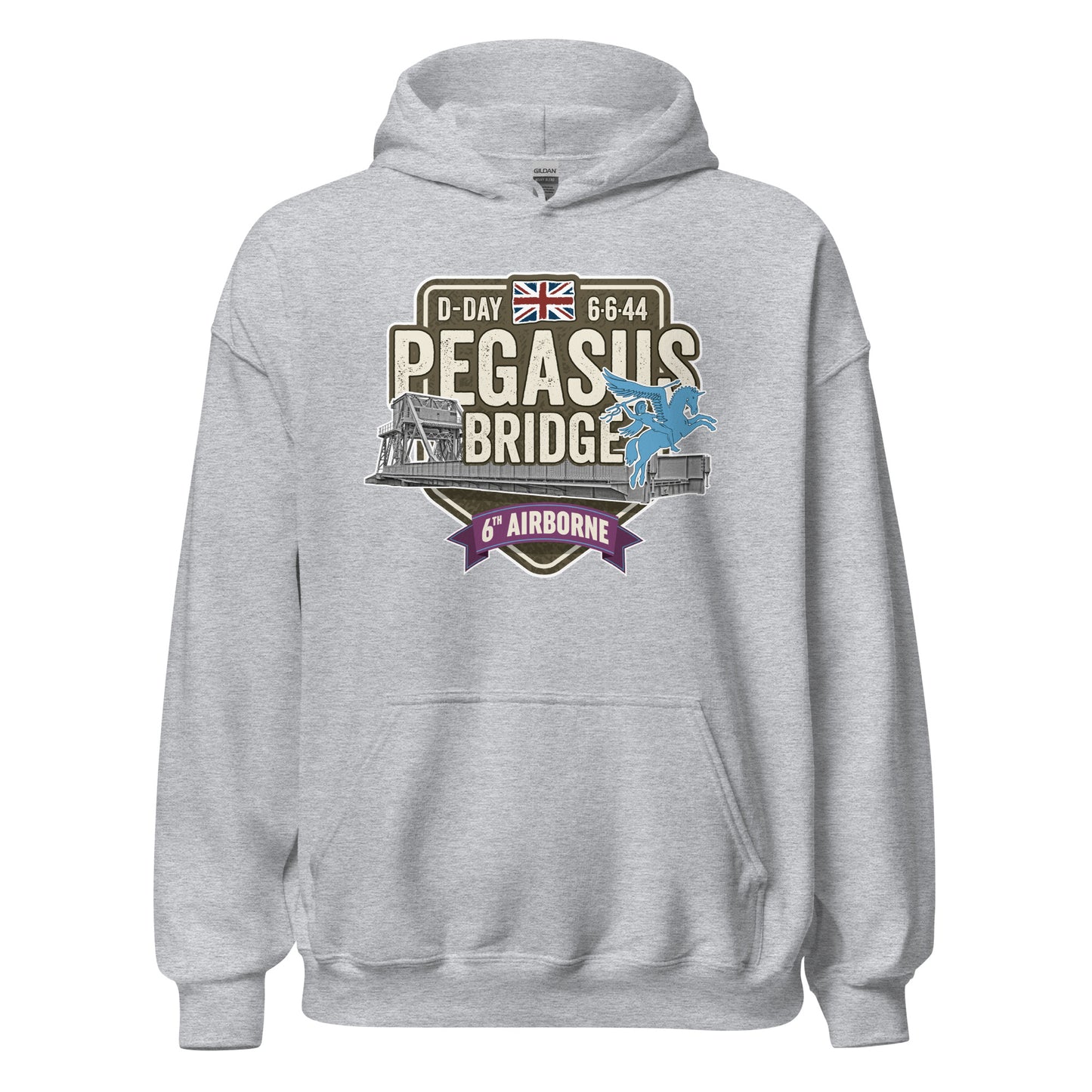 Pegasus Bridge Unisex Hoodie