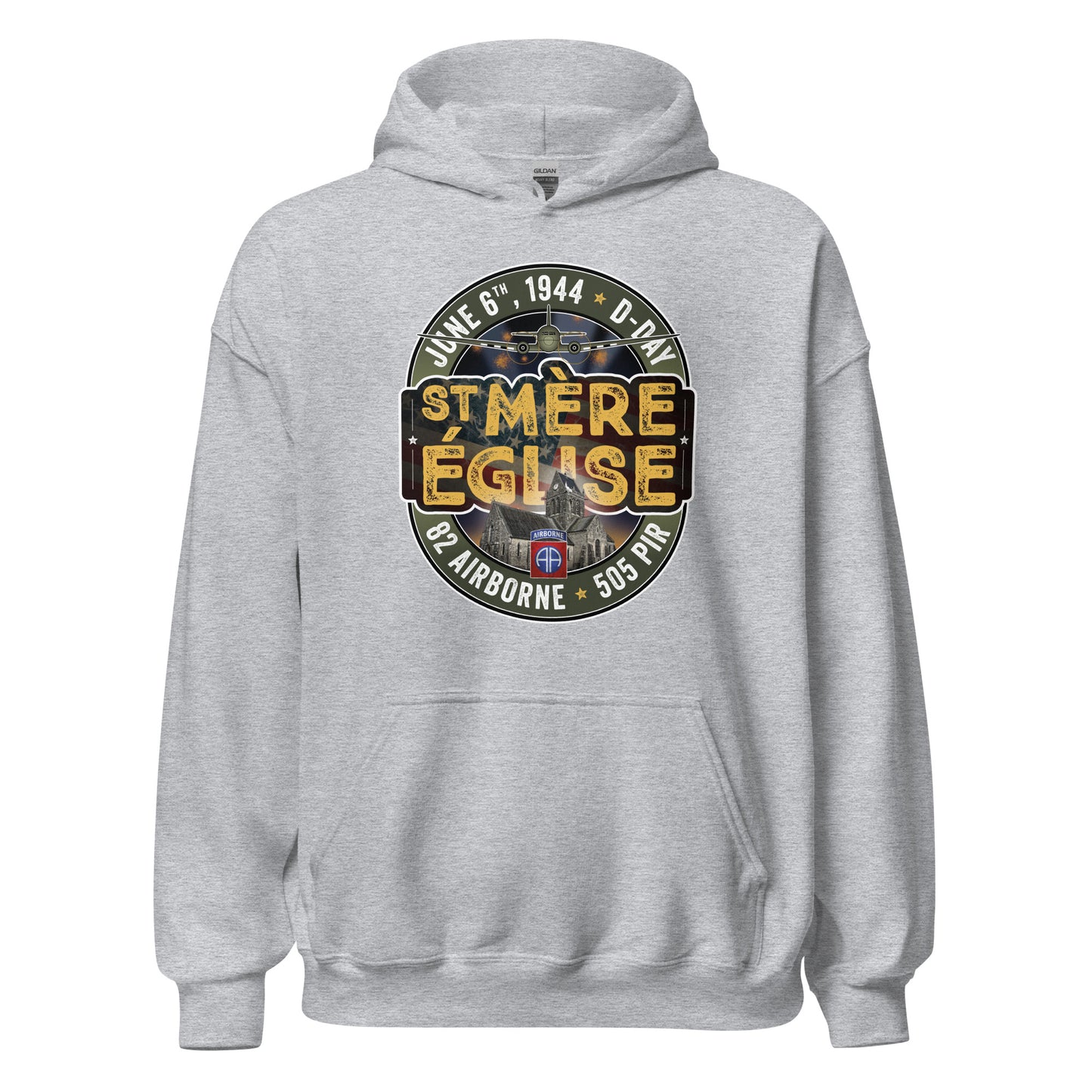 Sainte-Mère-Eglise D-Day Unisex Hoodie