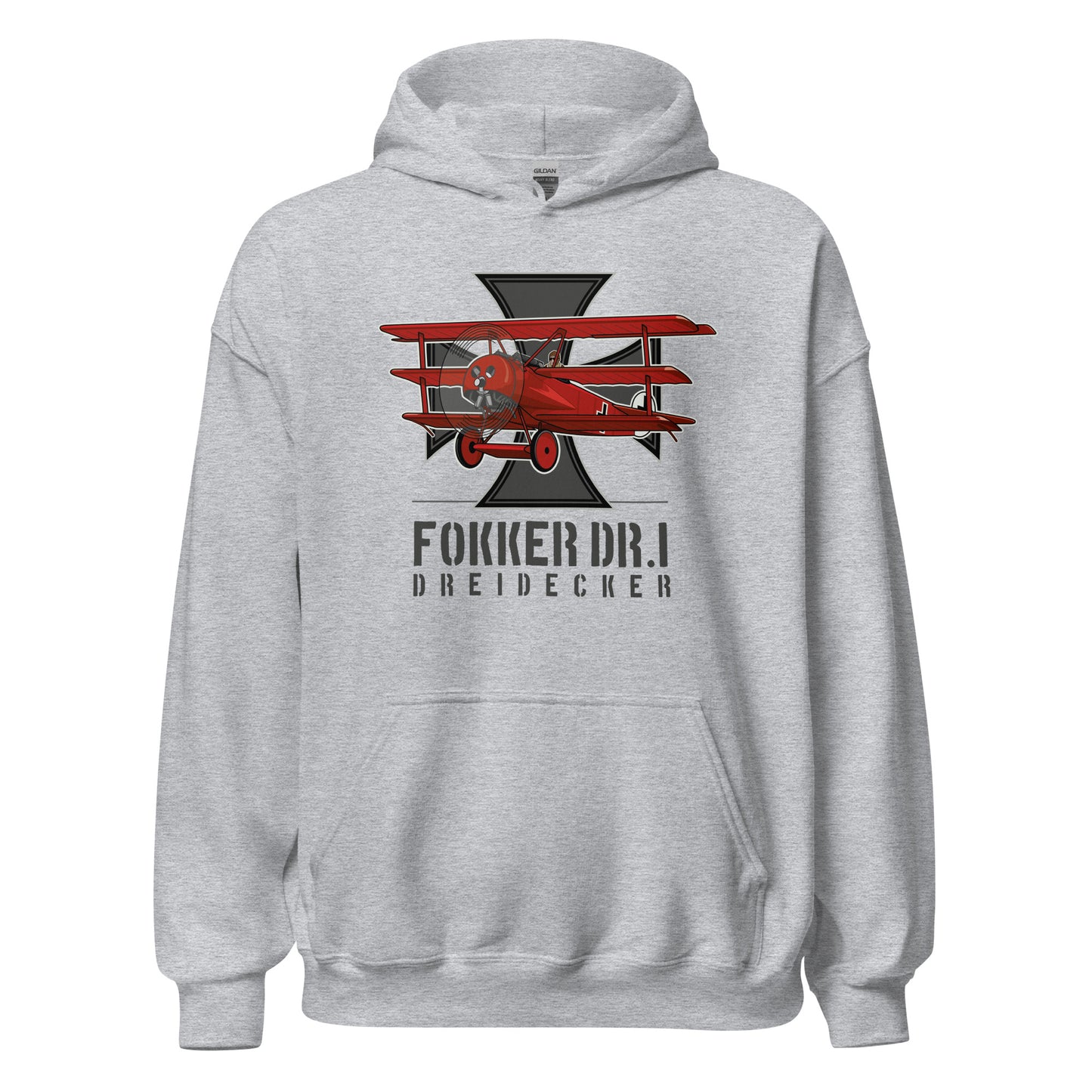 Fokker Dr.I Aircraft Unisex Hoodie