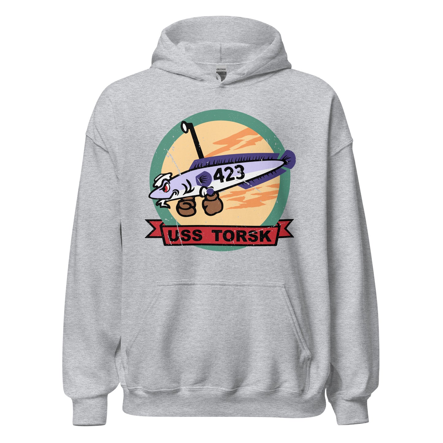USS Torsk Emblem Unisex Hoodie