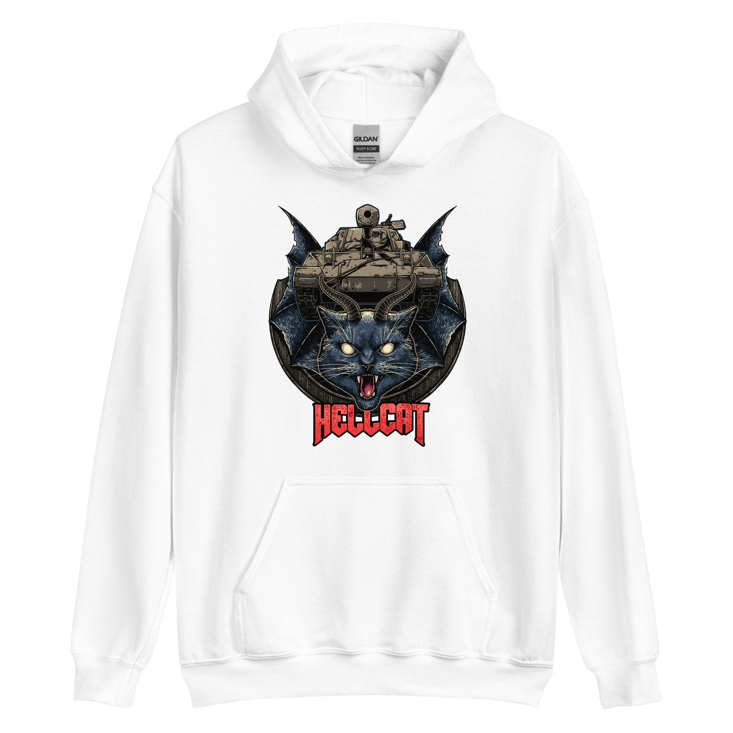 Hellcat Kitty Tank Unisex Hoodie