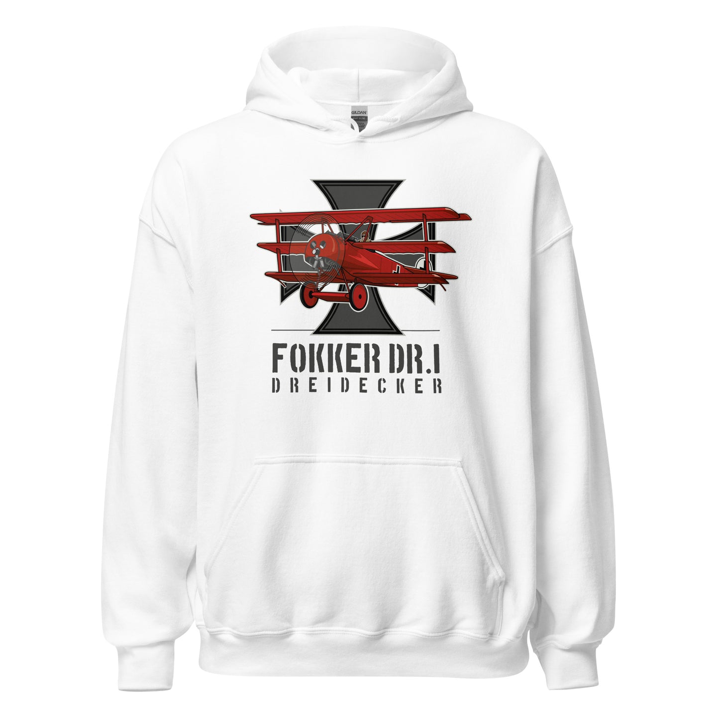 Fokker Dr.I Aircraft Unisex Hoodie