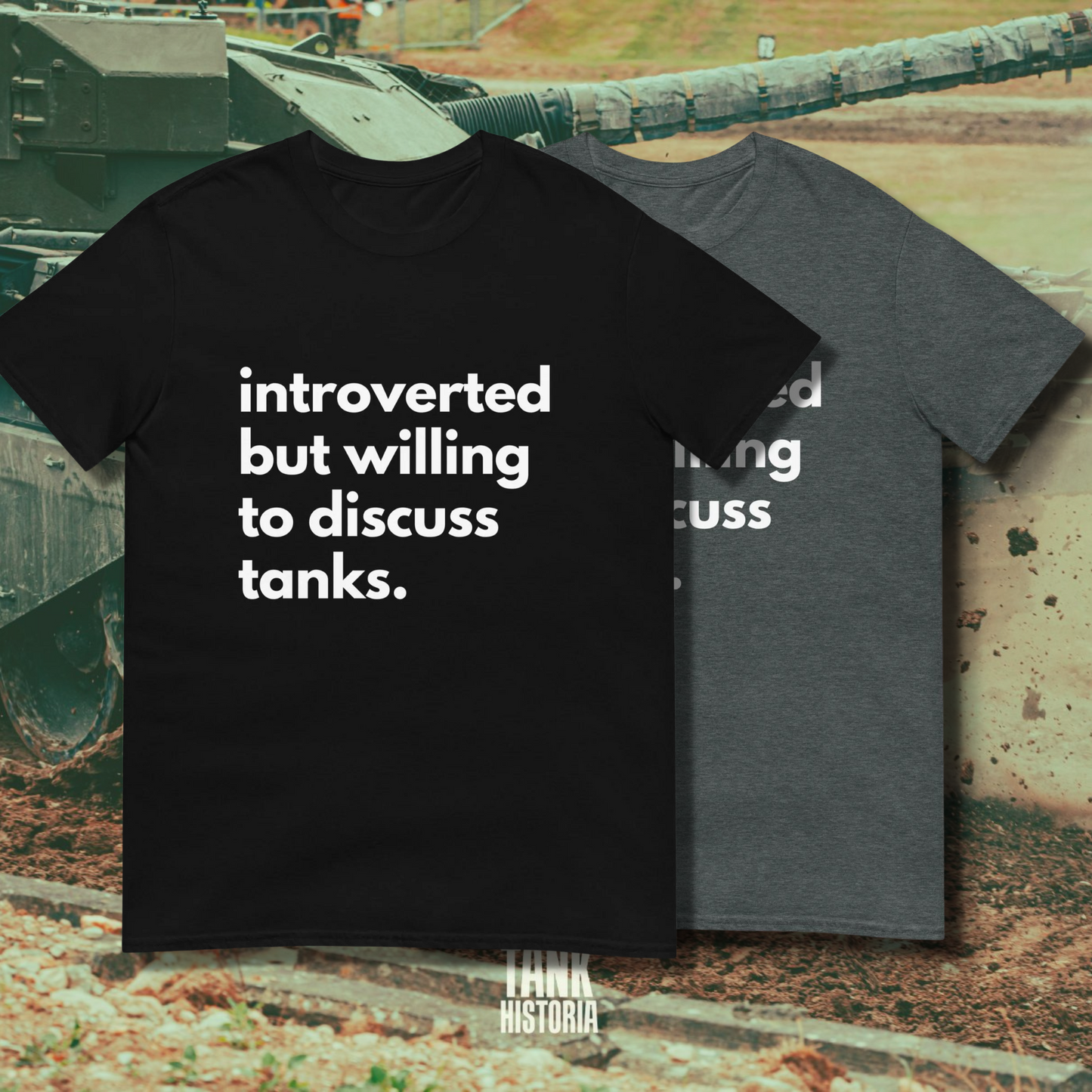 Introverted But Willing To Discuss Tanks Short-Sleeve Unisex T-Shirt