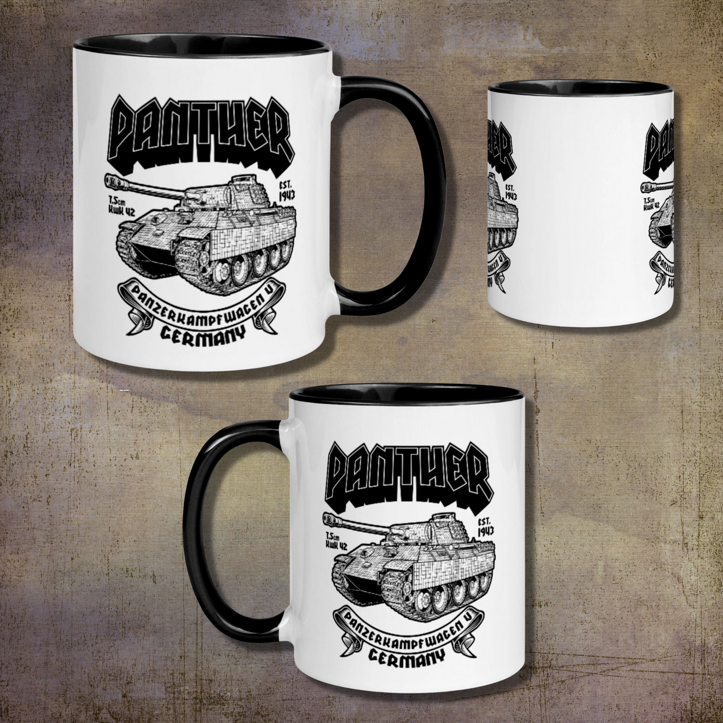 Panther Tank Mug with Color Inside