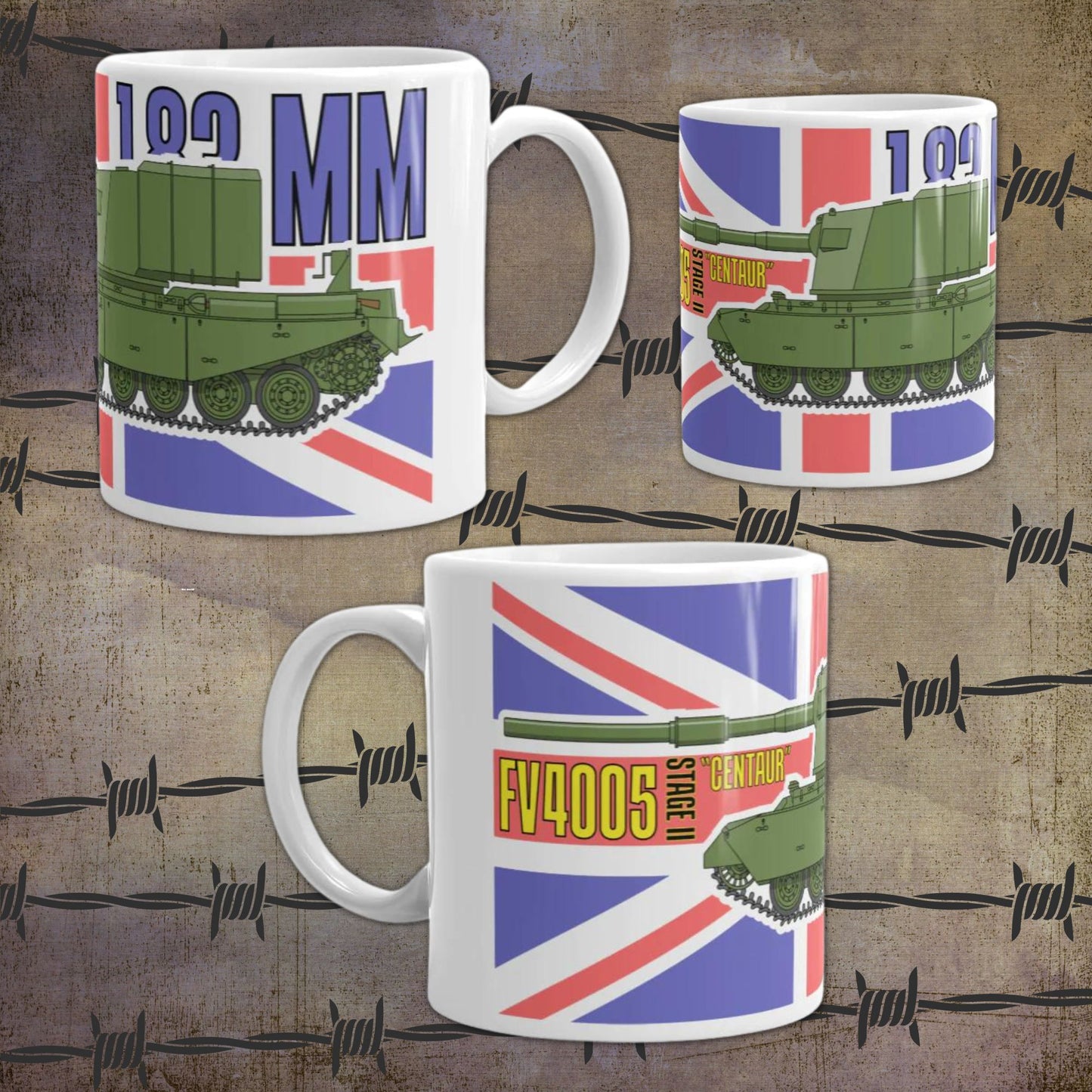 FV4005 White Glossy Mug