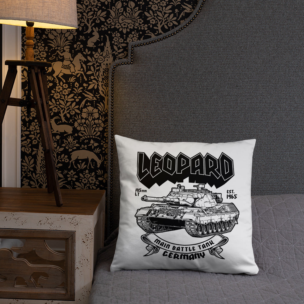 Leopard Tank Pillow
