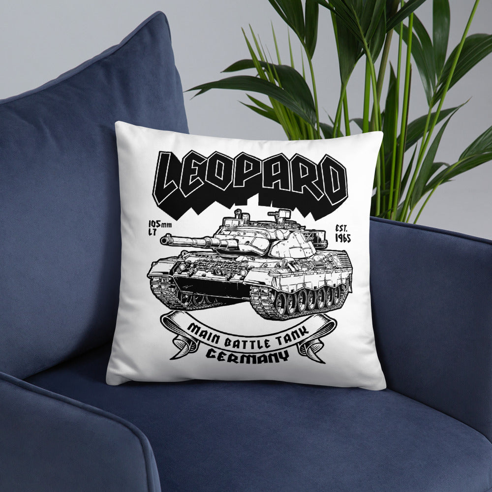 Leopard Tank Pillow