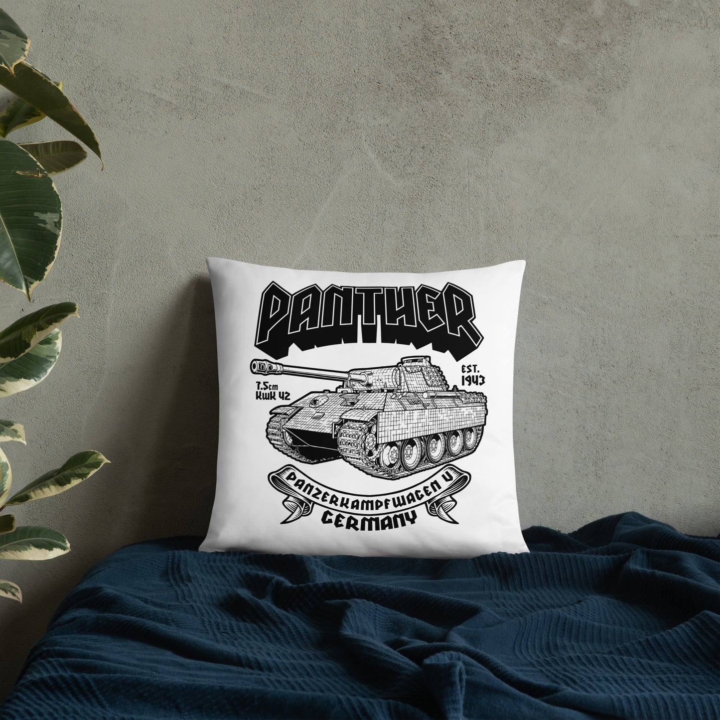 Panther Tank Pillow