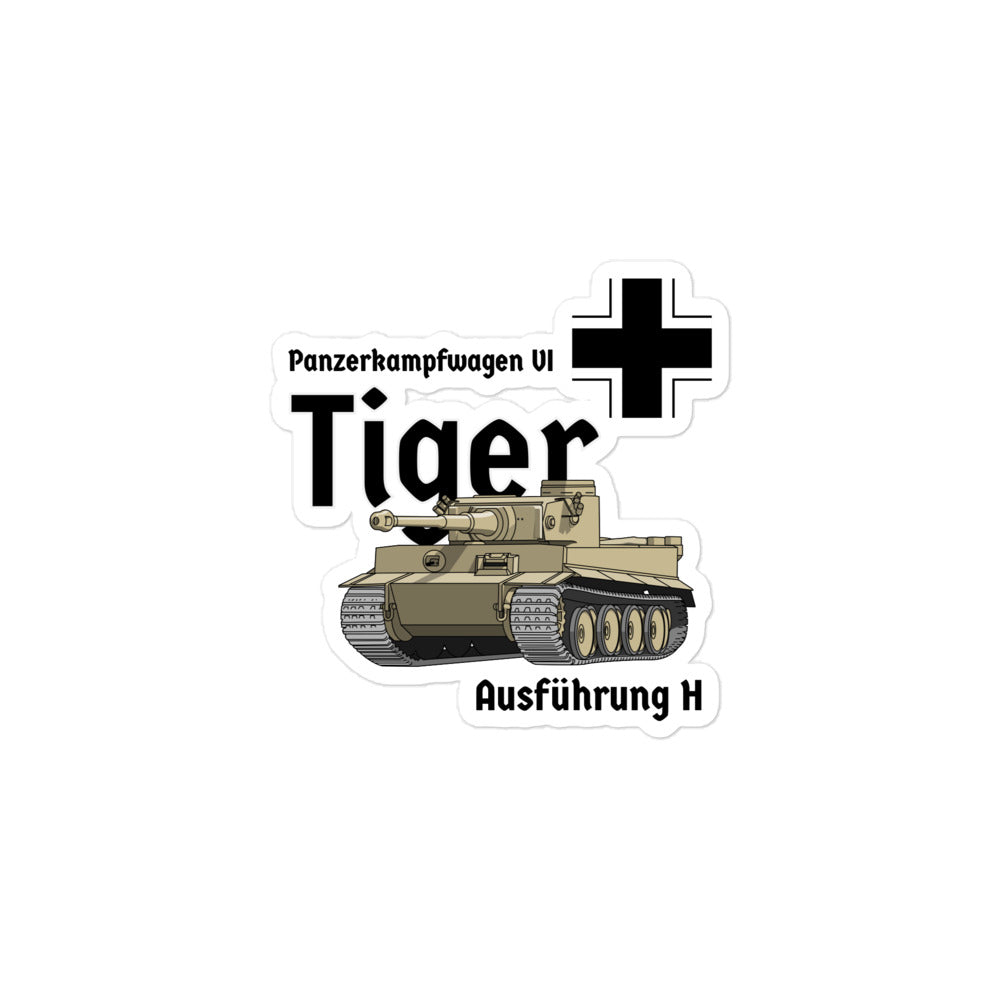 Tiger Tank Bubble-free stickers