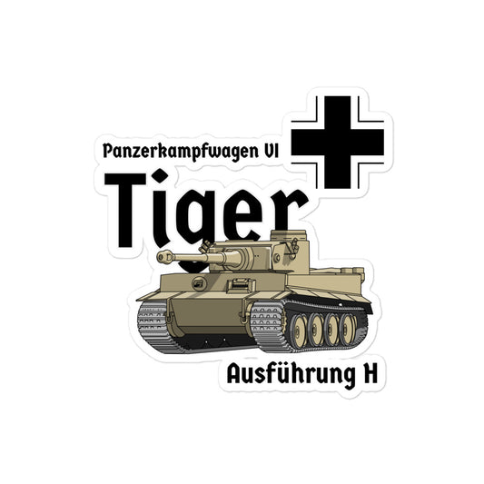 Tiger Tank Bubble-free stickers