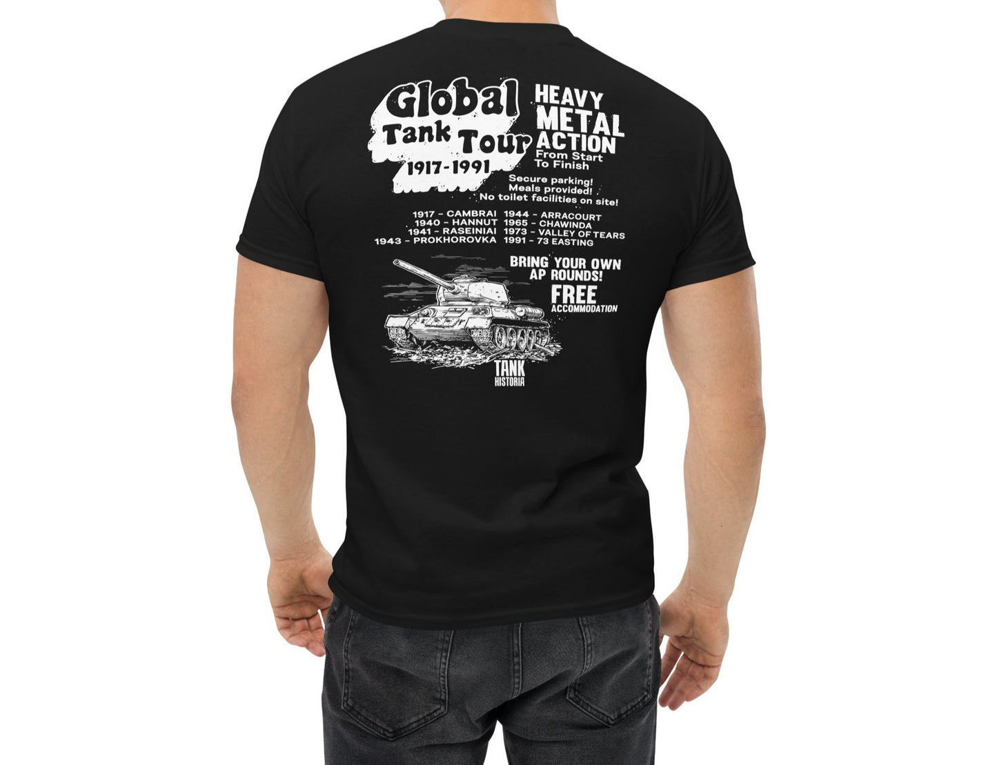 Vintage Style Global Tank Tour Men's Classic Tee