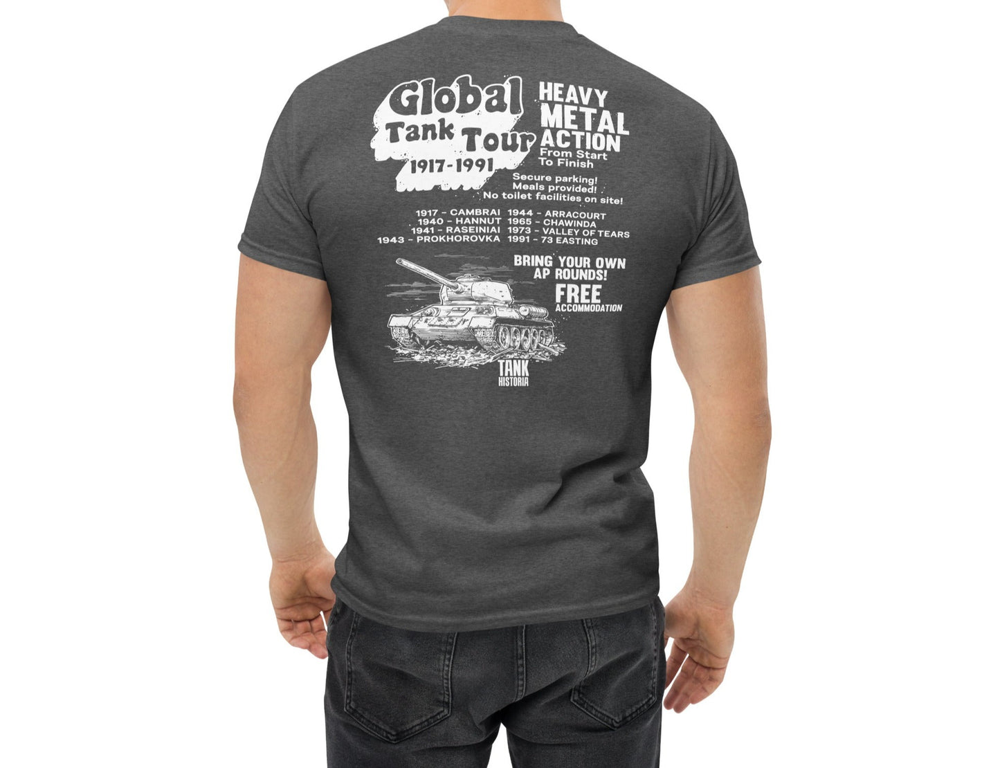 Vintage Style Global Tank Tour Men's Classic Tee