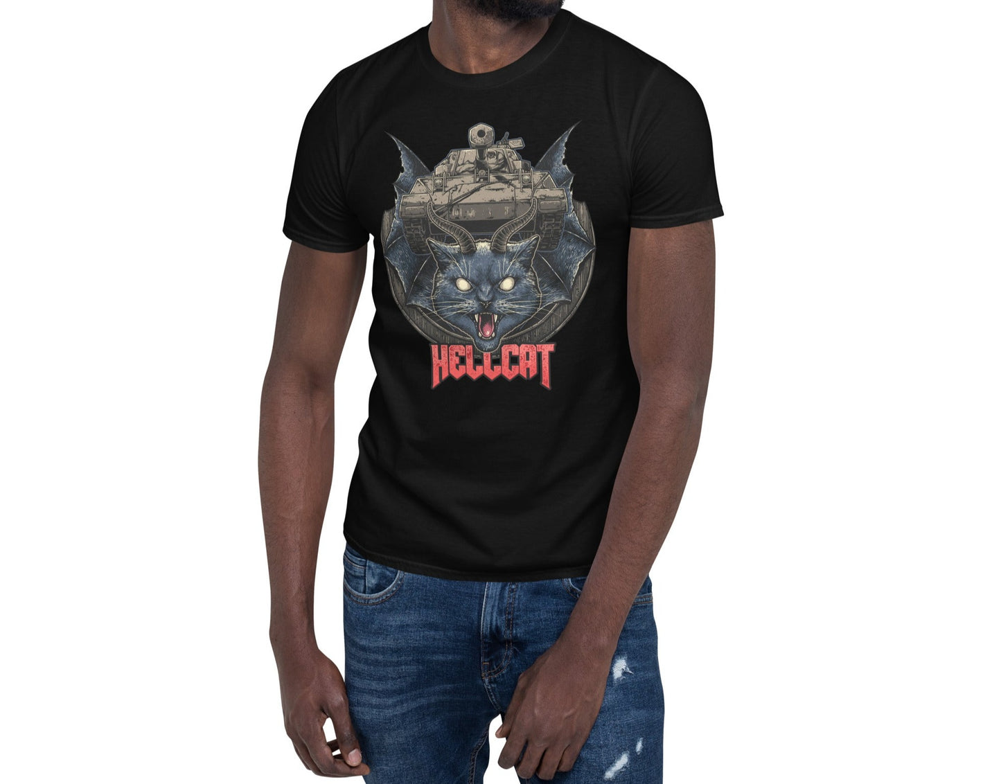 Hellcat Kitty Short-Sleeve Unisex T-Shirt