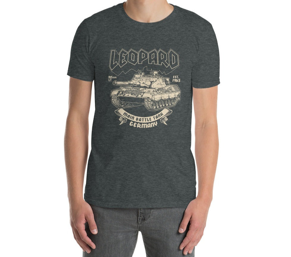 Leopard Tank Short-Sleeve Unisex T-Shirt