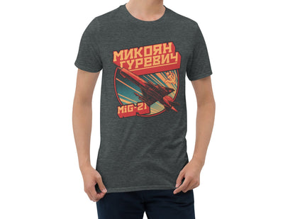MiG-21 Aircraft Short-Sleeve Unisex T-Shirt