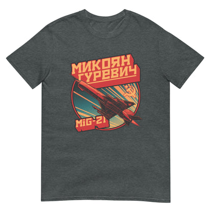 MiG-21 Aircraft Short-Sleeve Unisex T-Shirt
