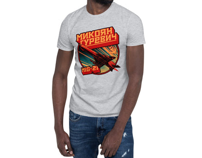 MiG-21 Aircraft Short-Sleeve Unisex T-Shirt