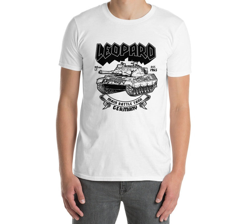 Leopard Tank Short-Sleeve Unisex T-Shirt