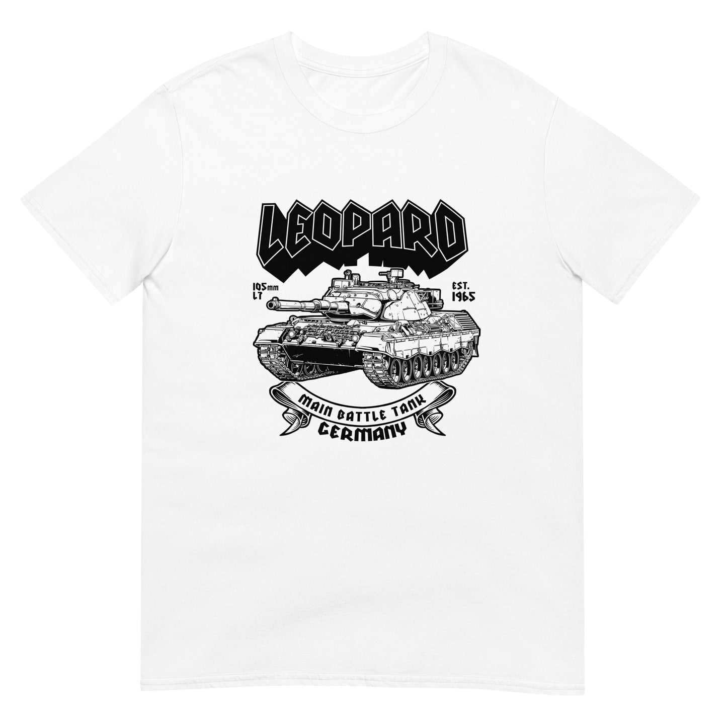 Leopard Tank Short-Sleeve Unisex T-Shirt
