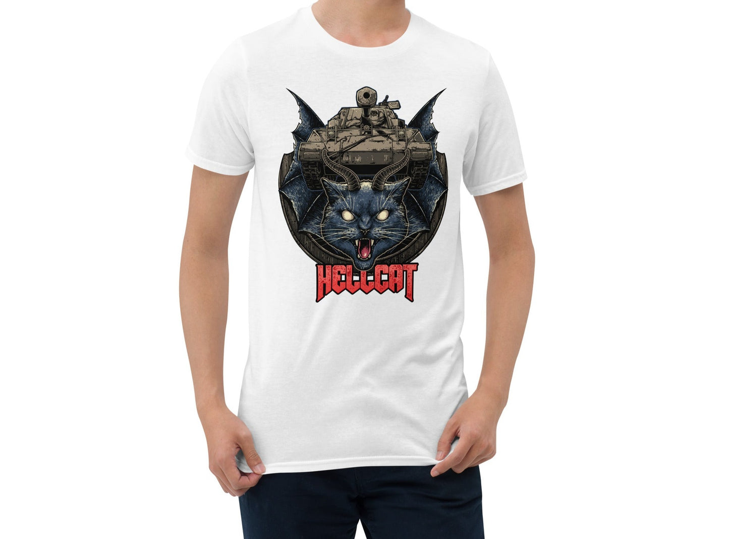Hellcat Kitty Short-Sleeve Unisex T-Shirt