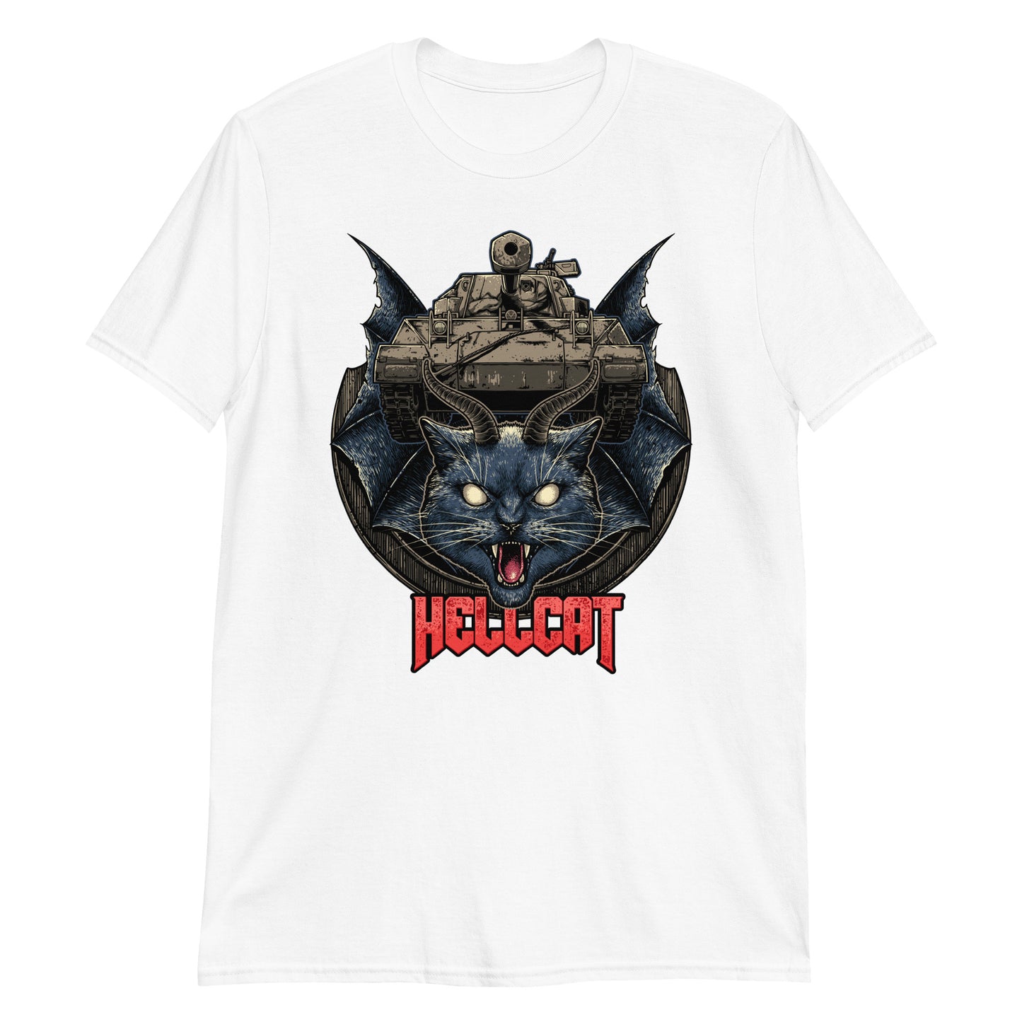 Hellcat Kitty Short-Sleeve Unisex T-Shirt