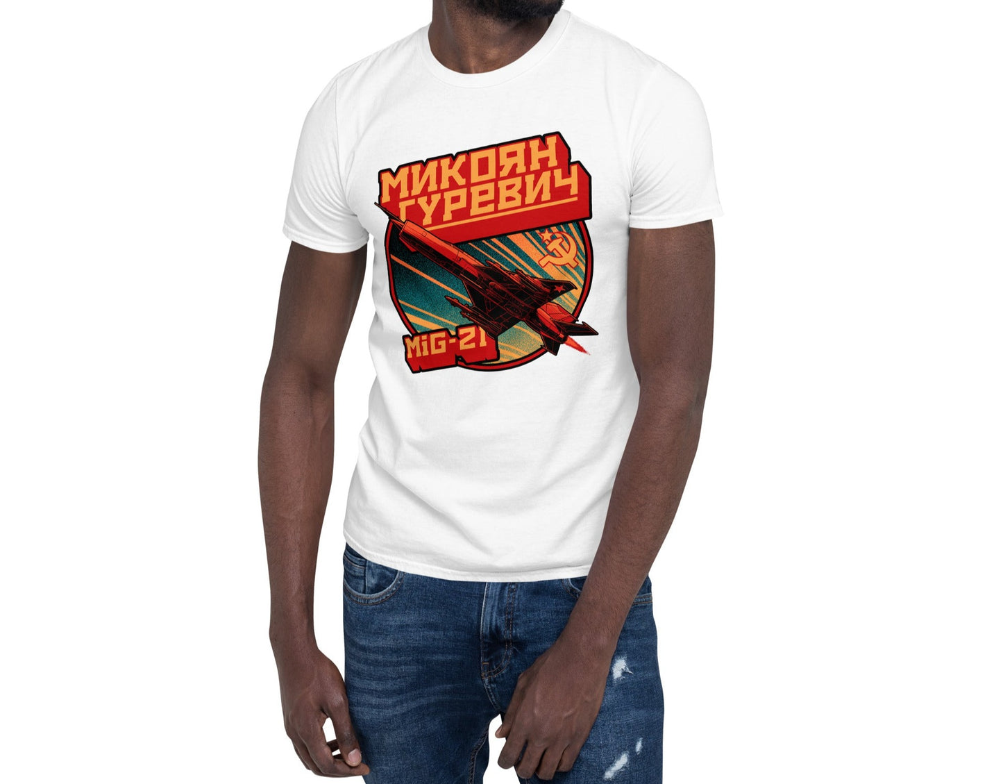 MiG-21 Aircraft Short-Sleeve Unisex T-Shirt