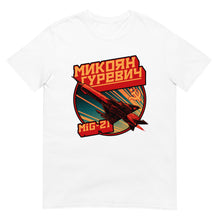 Load image into Gallery viewer, MiG-21 Aircraft Short-Sleeve Unisex T-Shirt
