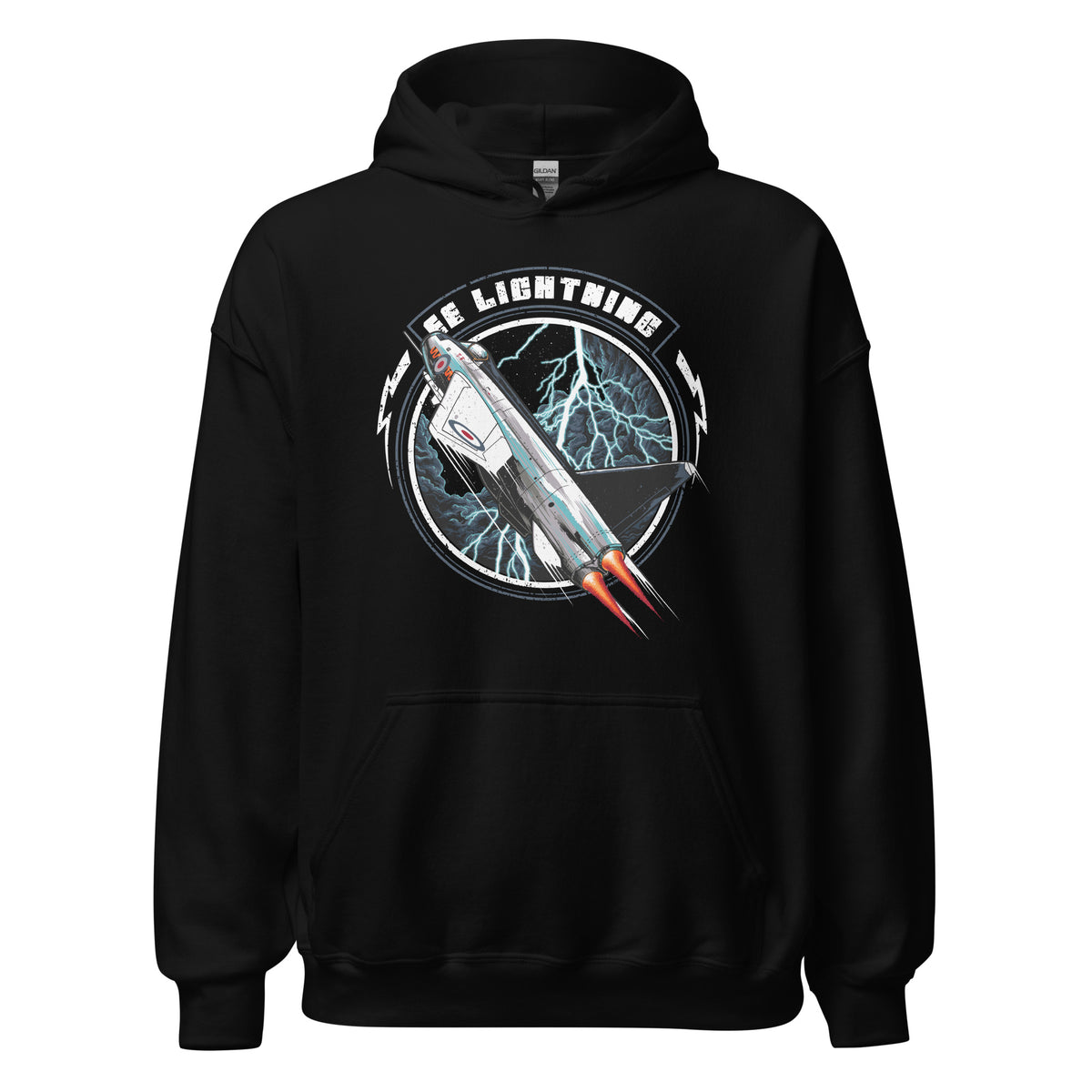 English Electric Lightning Aircraft Unisex Hoodie