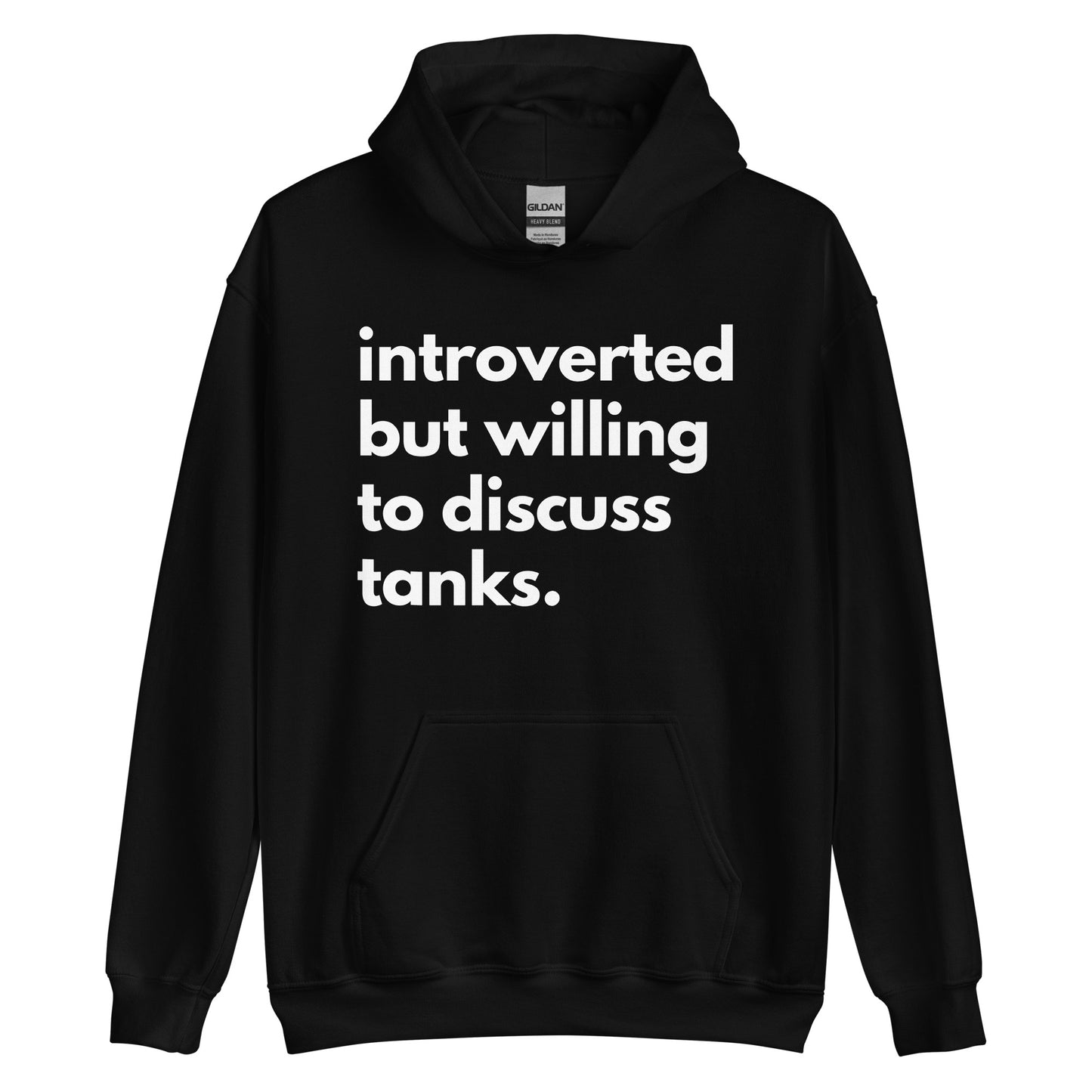 Introverted But Willing To Discuss Tanks Unisex Hoodie