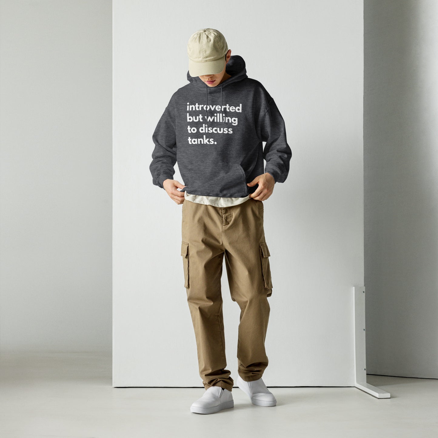 Introverted But Willing To Discuss Tanks Unisex Hoodie