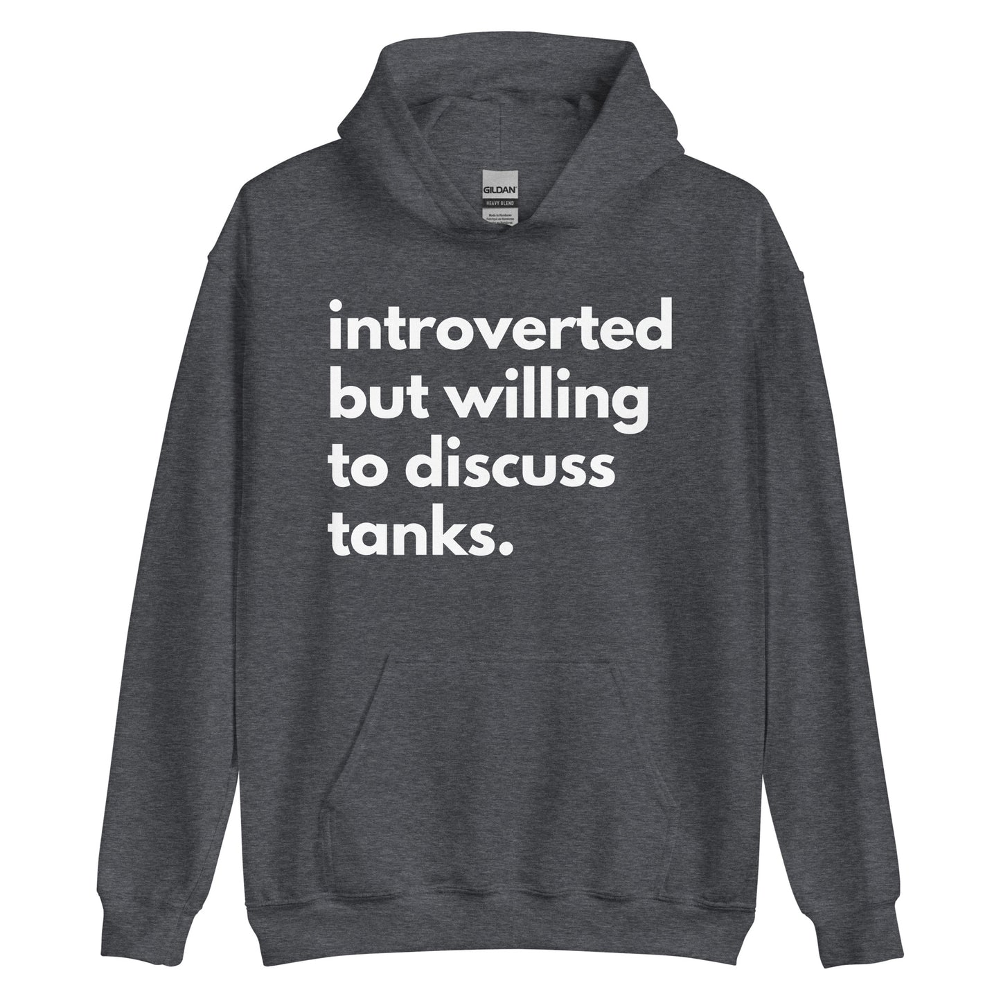 Introverted But Willing To Discuss Tanks Unisex Hoodie