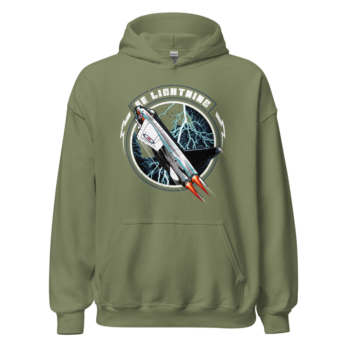 English Electric Lightning Aircraft Unisex Hoodie