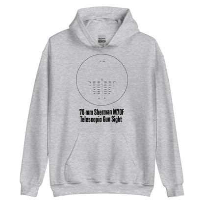 Sherman 76 mm gun Reticle Unisex Hoodie