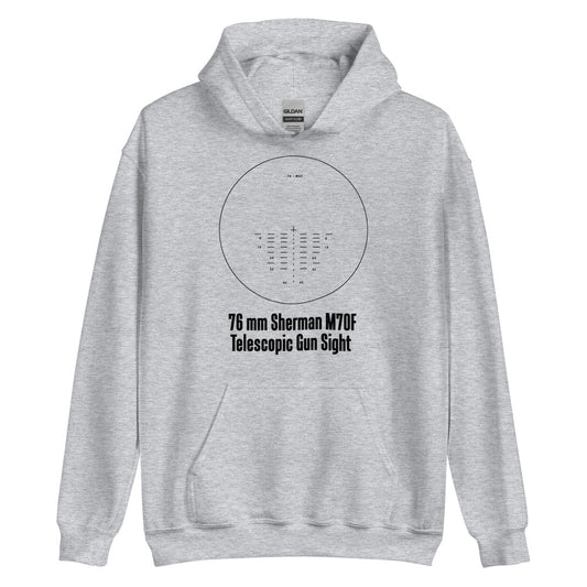 Sherman 76 mm gun Reticle Unisex Hoodie