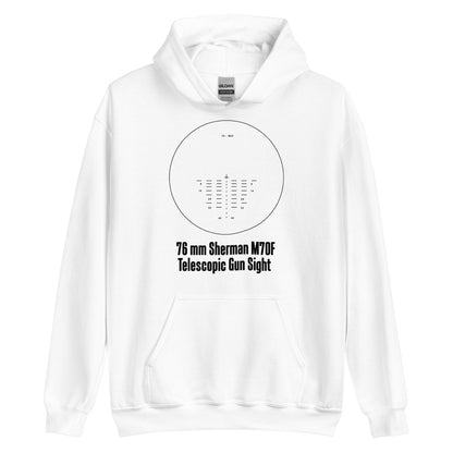 Sherman 76 mm gun Reticle Unisex Hoodie