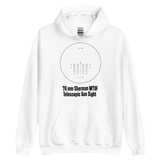 Sherman 76 mm gun Reticle Unisex Hoodie