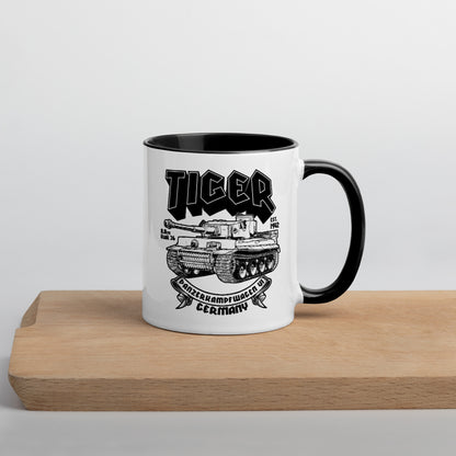 Tiger Tank Mug with Color Inside