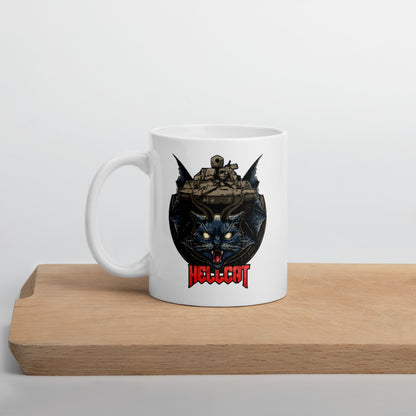 Hellcat Tank White Glossy Mug